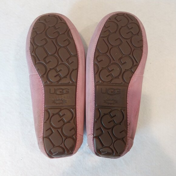 UGG Shoes Slippers Women 7 Pink Purple Dakota 5612 Comfort Shearling Fur Slip On - Picture 10 of 13